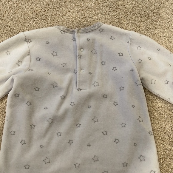 Tutti Piccolo velour snuggly pajamas, size 4T - Picture 6 of 6